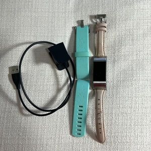 Fitbit “charge 2” with 2 bands and charger